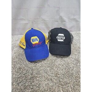 NAPA RACING “Ron Capps” Blue And Yellow Hat  And Black Camo Hat 2 Adjustable Hat